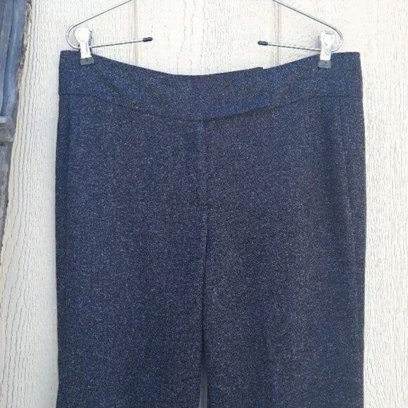 Dana Buchman Dress Pants High-rise Straight Leg Black Gray Speckled Size 10 - Picture 4 of 8